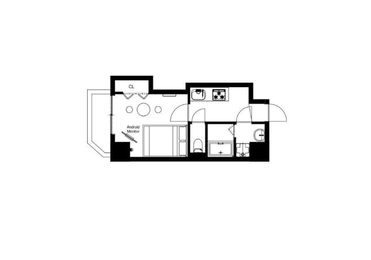 Ferienwohnung Grandia Shinsaibashi Ōsaka Zimmer foto